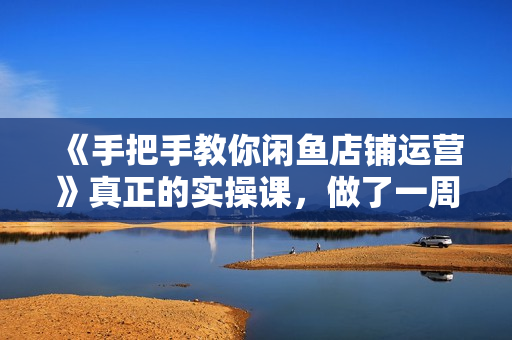 《手把手教你闲鱼店铺运营》真正的实操课，做了一周血赚五百