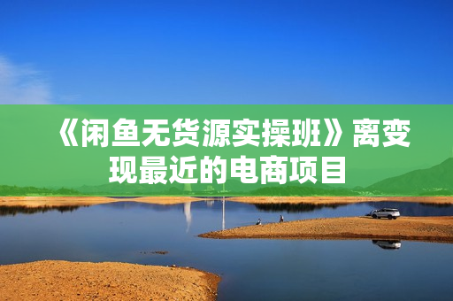 《闲鱼无货源实操班》离变现最近的电商项目