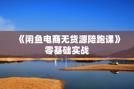 《闲鱼电商无货源陪跑课》零基础实战