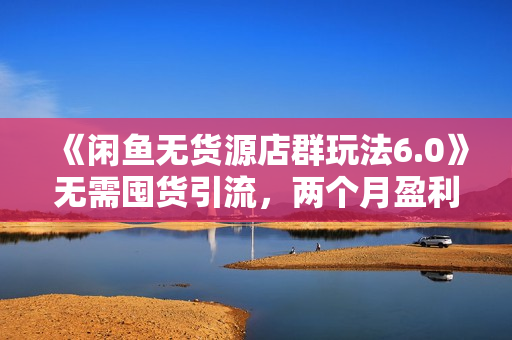 《闲鱼无货源店群玩法6.0》无需囤货引流，两个月盈利18W的核心秘籍
