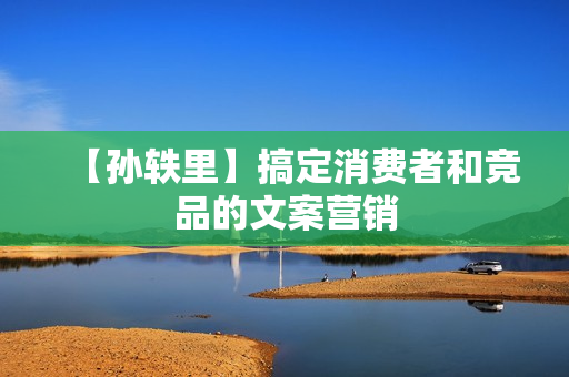 【孙轶里】搞定消费者和竞品的文案营销