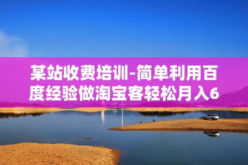 某站收费培训-简单利用百度经验做淘宝客轻松月入6780元（全套11节）