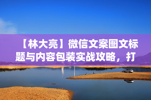 【林大亮】微信文案图文标题与内容包装实战攻略，打造高人气、高互动微信平台(2集)