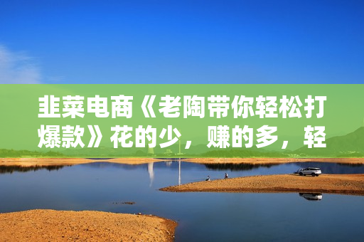 韭菜电商《老陶带你轻松打爆款》花的少，赚的多，轻松玩赚拼多多