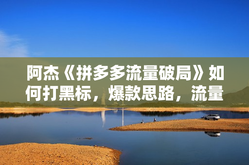 阿杰《拼多多流量破局》如何打黑标，爆款思路，流量框架，快速抢占百亿流量