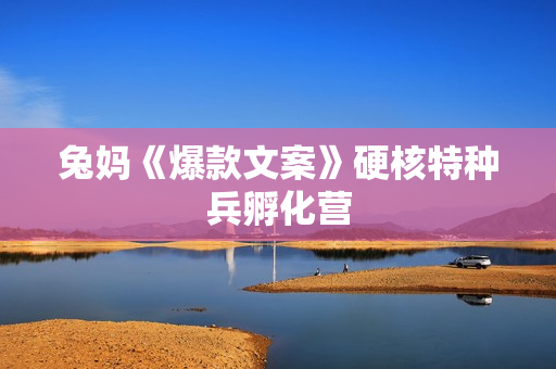 兔妈《爆款文案》硬核特种兵孵化营