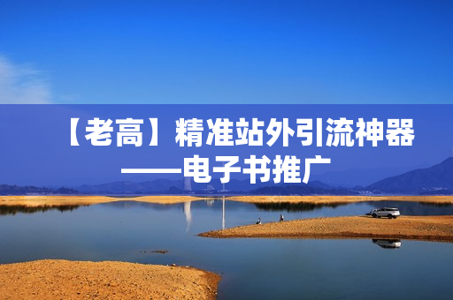 【老高】精准站外引流神器——电子书推广