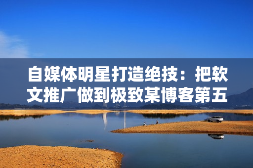 自媒体明星打造绝技：把软文推广做到极致某博客第五期卢松松售价299元分享会讲座