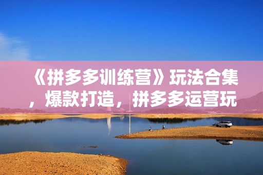《拼多多训练营》玩法合集，爆款打造，拼多多运营玩法实操