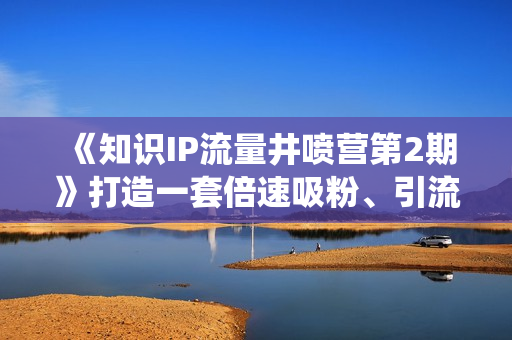 《知识IP流量井喷营第2期》打造一套倍速吸粉、引流、转化的流量系统