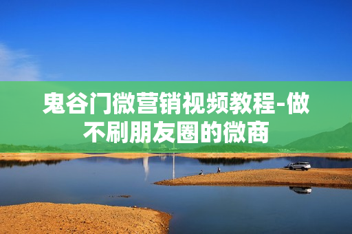鬼谷门微营销视频教程-做不刷朋友圈的微商