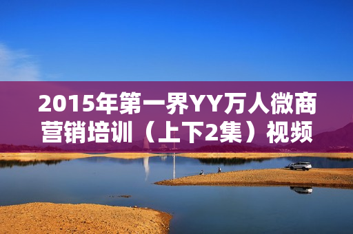 2015年第一界YY万人微商营销培训（上下2集）视频版+笔记