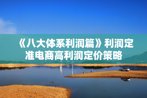《八大体系利润篇》利润定准电商高利润定价策略