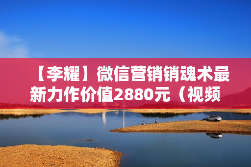 【李耀】微信营销销魂术最新力作价值2880元（视频+工具）