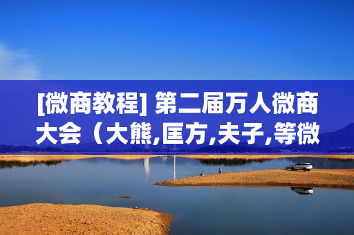[微商教程] 第二届万人微商大会（大熊,匡方,夫子,等微电商大咖）分享微商趋势及运营高清课程