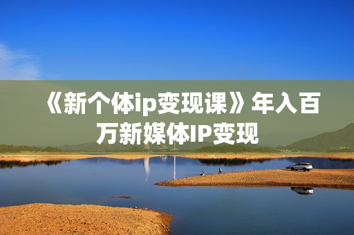 《新个体ip变现课》年入百万新媒体IP变现