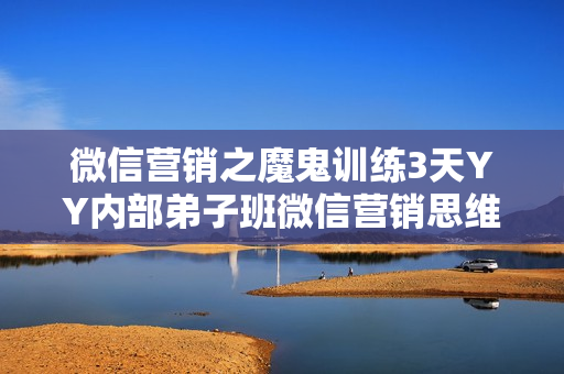 微信营销之魔鬼训练3天YY内部弟子班微信营销思维课程全套