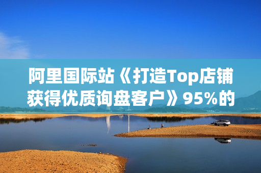 阿里国际站《打造Top店铺获得优质询盘客户》95%的讲师不说的运营技巧