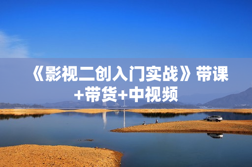 《影视二创入门实战》带课+带货+中视频