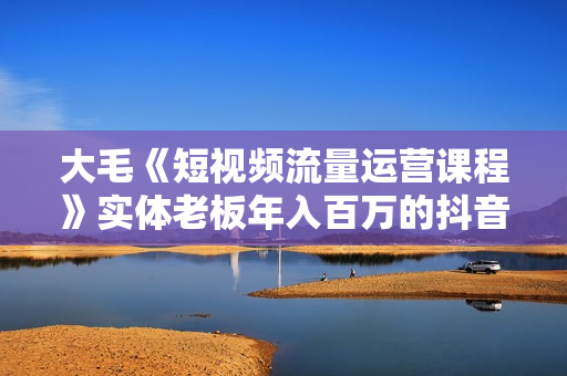 大毛《短视频流量运营课程》实体老板年入百万的抖音转型课