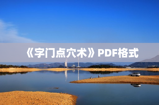 《字门点穴术》PDF格式