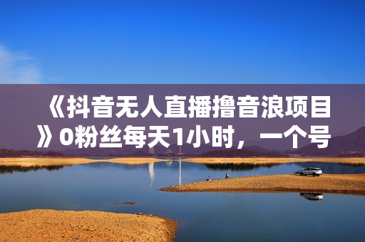 《抖音无人直播撸音浪项目》0粉丝每天1小时，一个号一天1500-2000元