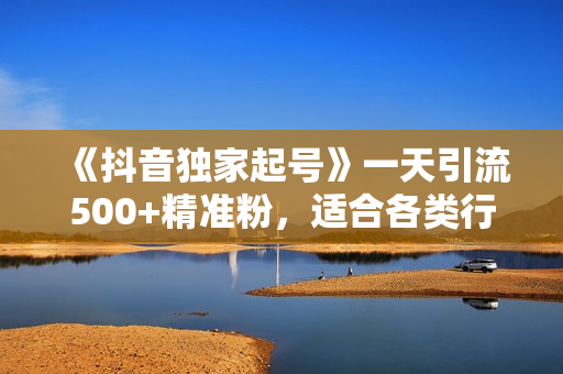 《抖音独家起号》一天引流500+精准粉，适合各类行业